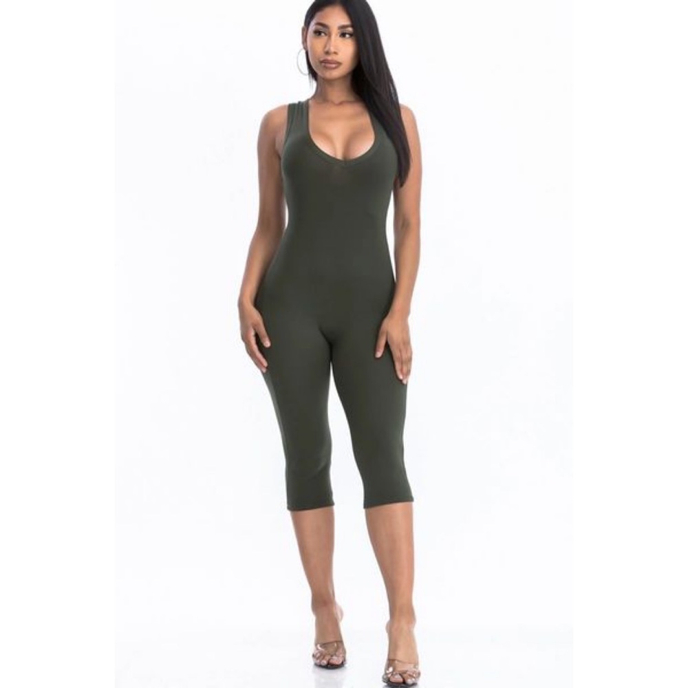 On the Go Capri Jumpsuit